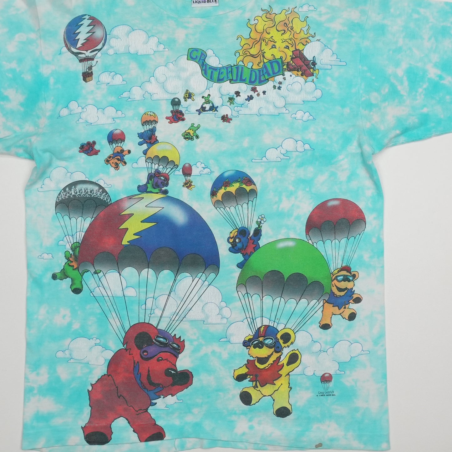 1990s Grateful Dead Parachuting Bears Shirt