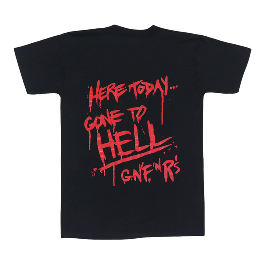 1990s Guns N Roses Here Today Gone To Hell Shirt Back