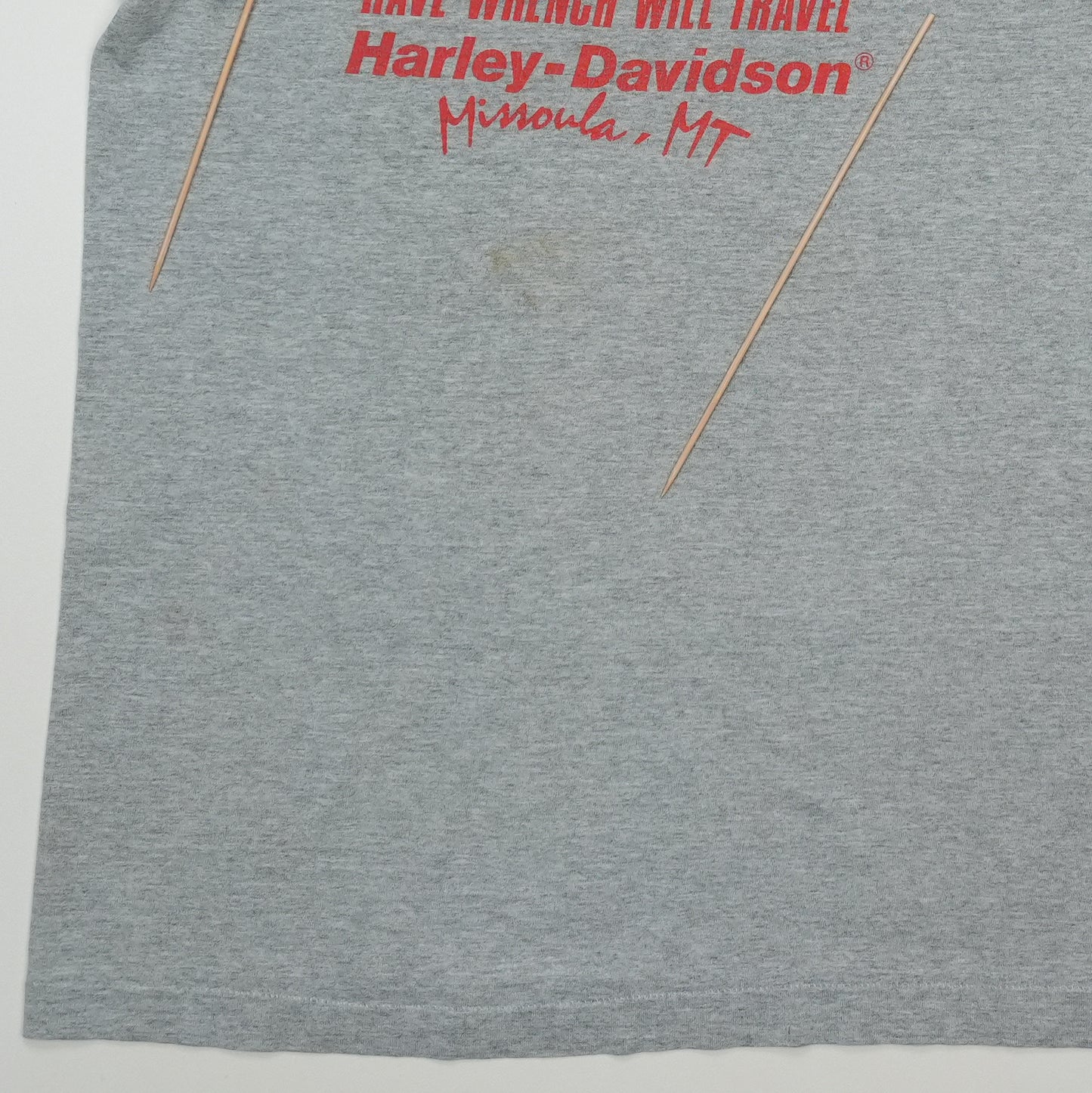 1990s Harley Davidson Ride The Wild One Shirt Detail 8