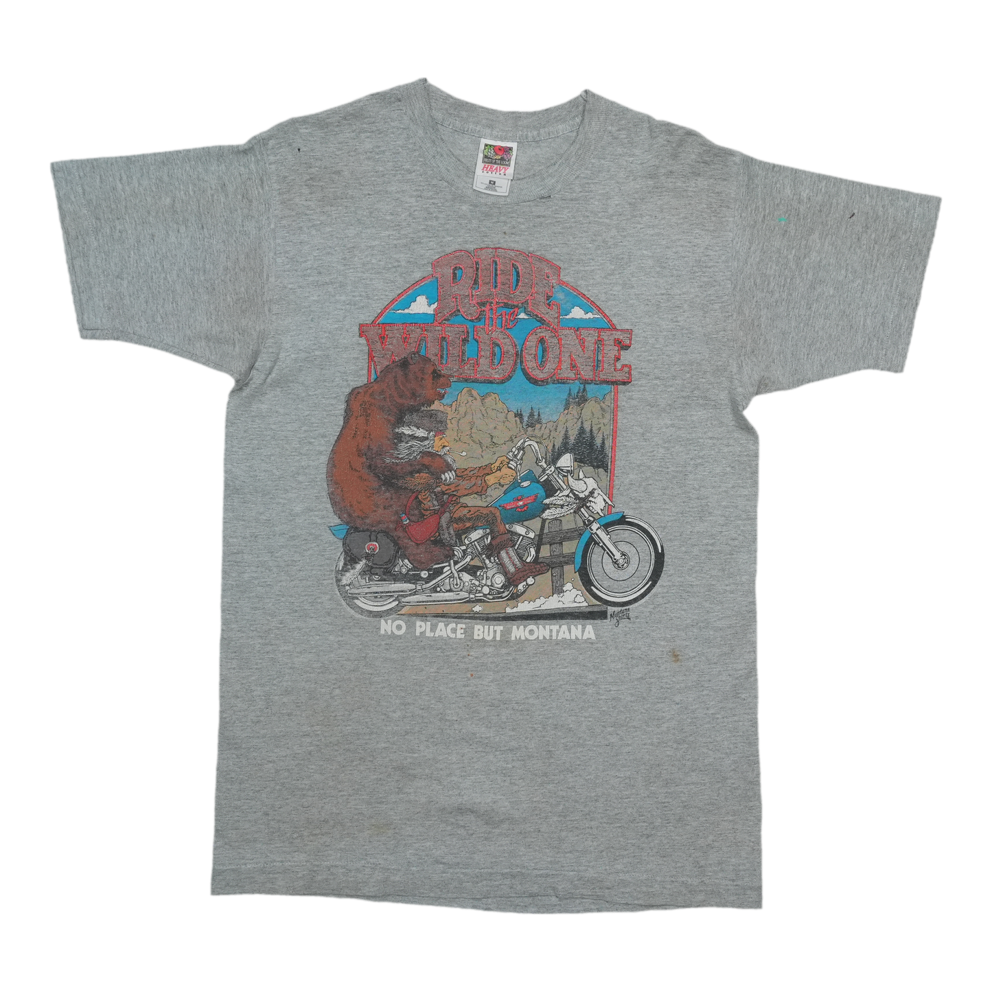 1990s Harley Davidson Ride The Wild One Shirt Front