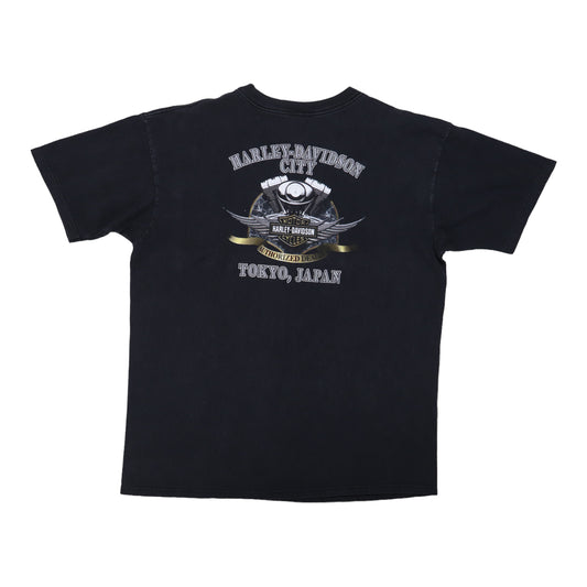 1990s Harley Davidson Wild & Free Shirt Back