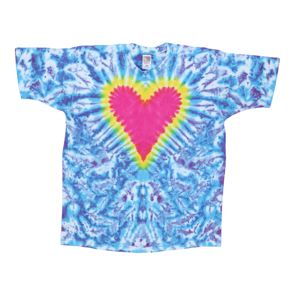 1990s Heart Tie Dye Shirt