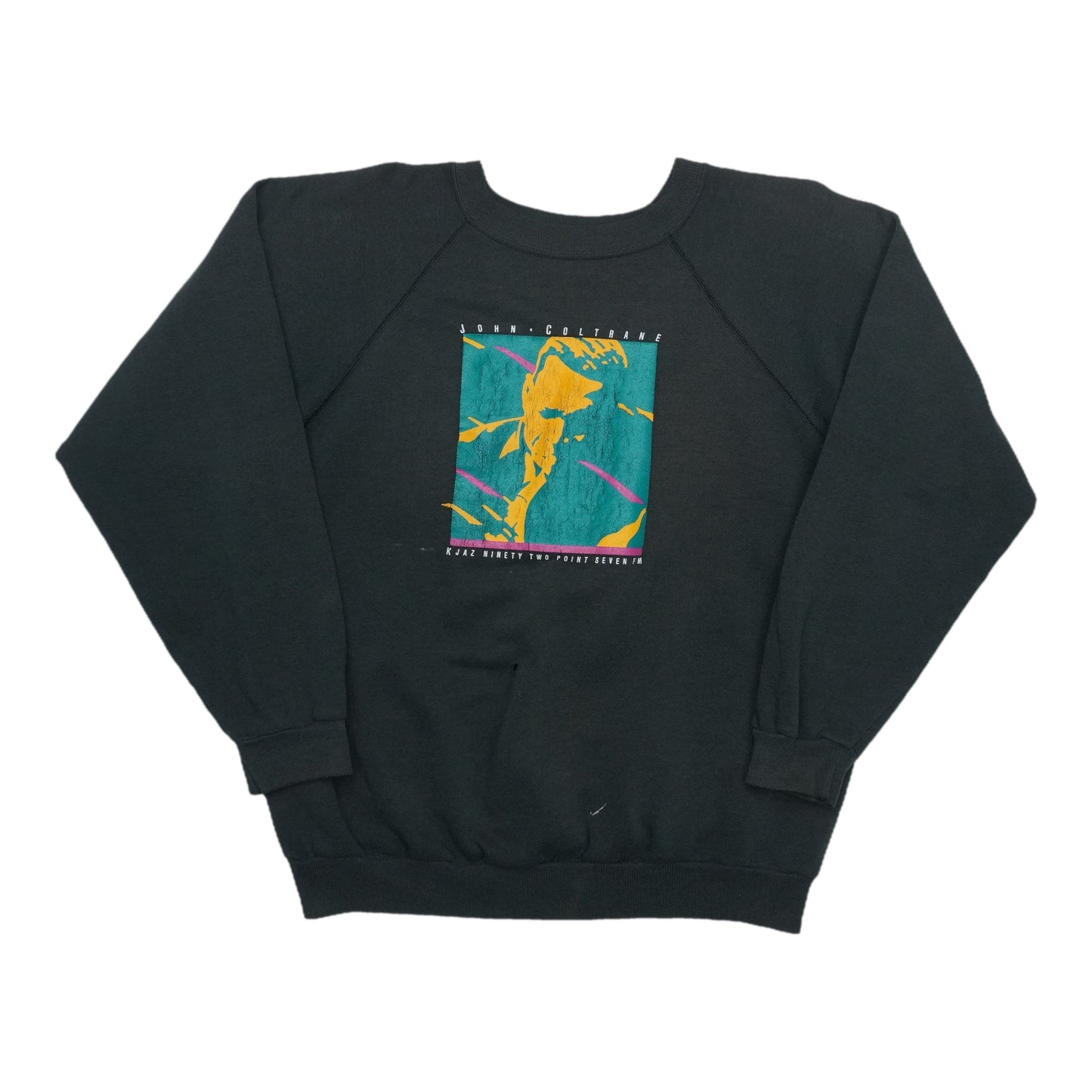 1990s John Coltrane KJAZ 92.7 FM Sweatshirt Front