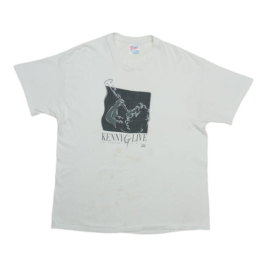 1990s Kenny G Live In Concert Shirt Front