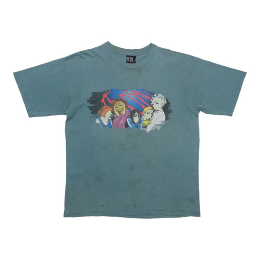 1990s Korn Anime Shirt Front
