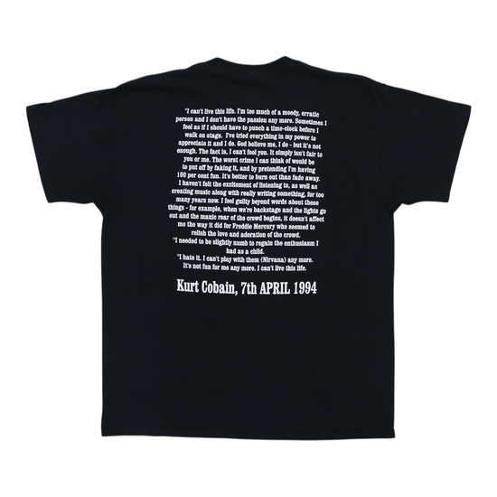 1990s Kurt Cobain Memorial Shirt | Authentic Vintage Tee – WyCo