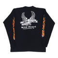 1990s Live Free Ride Free Flames Long Sleeve Shirt