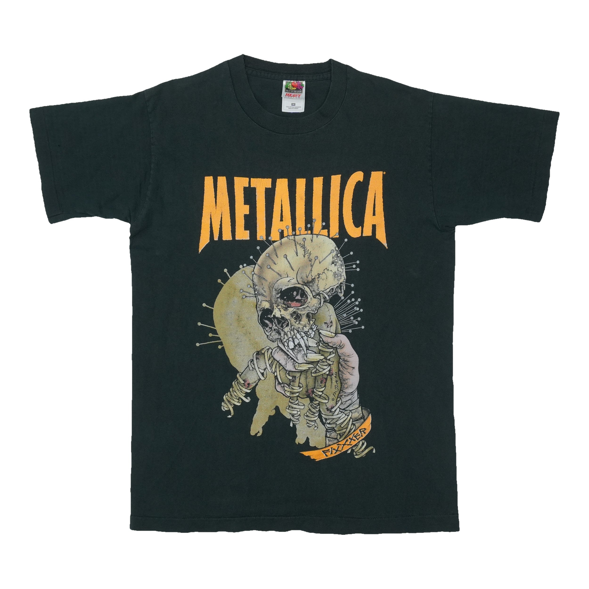 Buy 1990s Metallica Fixxxer Pushead Shirt - Vintage T Shirt by