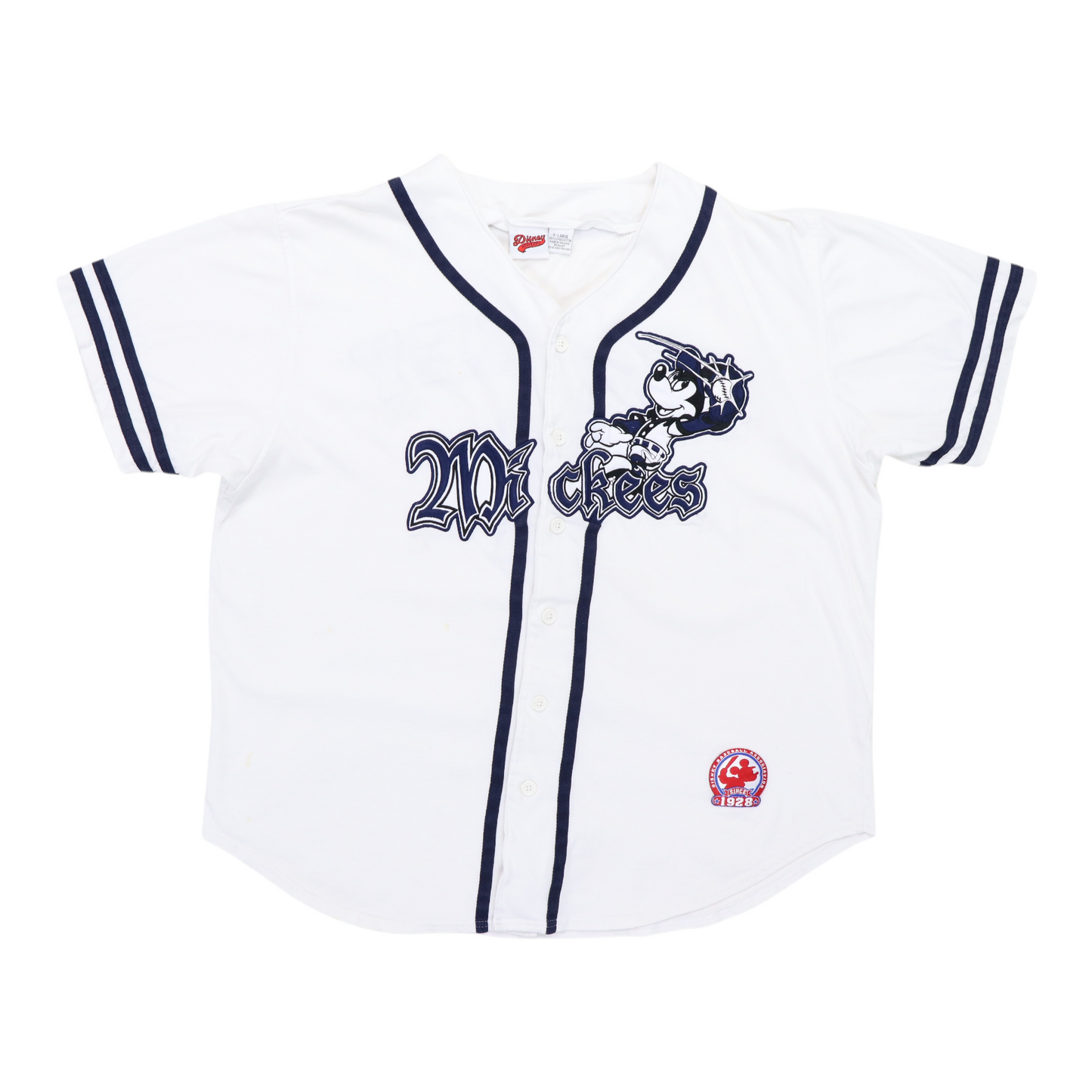 1990s Mickey Mouse Baseball Jersey Shirt
