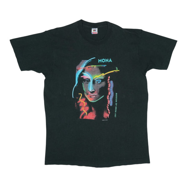 1990s Mona Lisa Museum Of Neon Art Vintage T-Shirt – WyCo Vintage