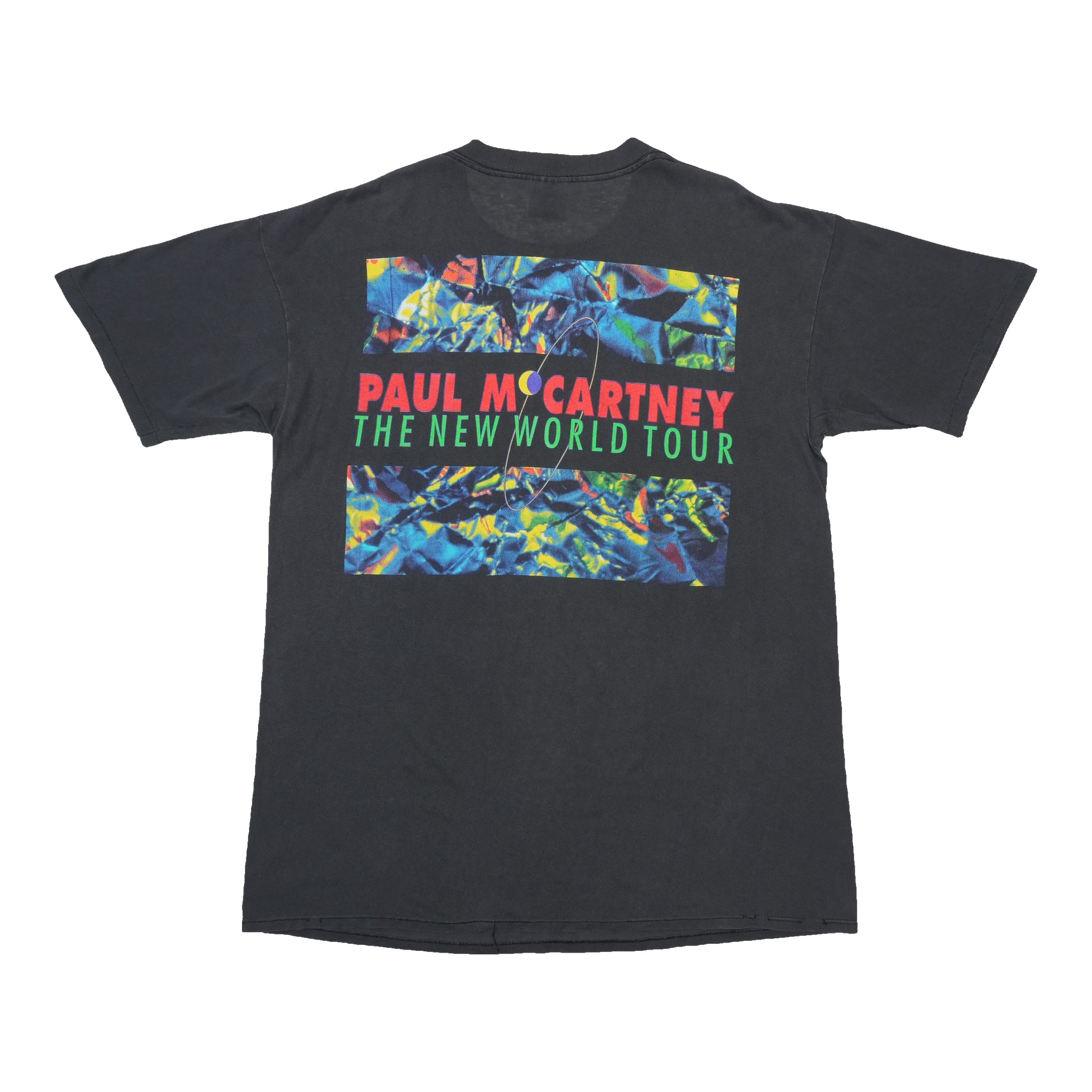 Buy 1990s Paul McCartney New World Tour Shirt - Vintage T Shirt by
