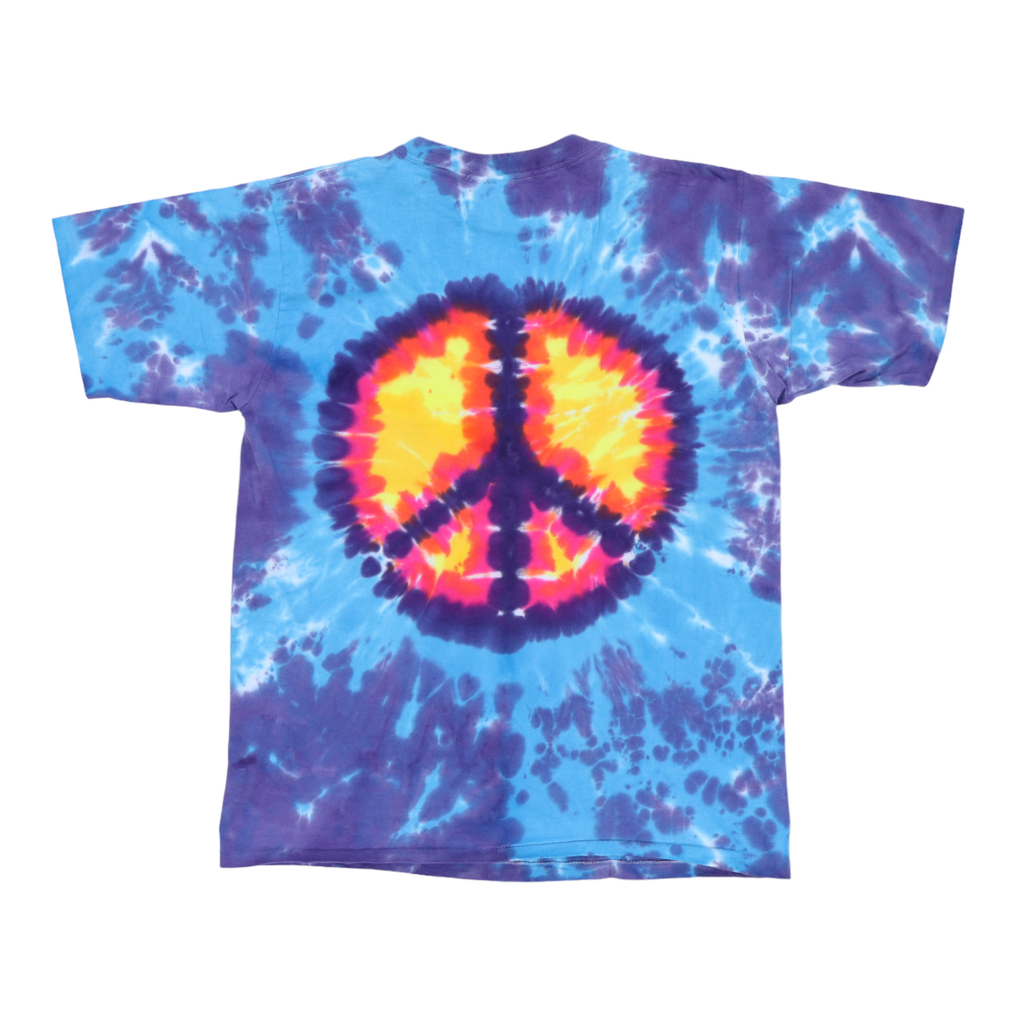 1990s Peace Sign Tie Dye Shirt