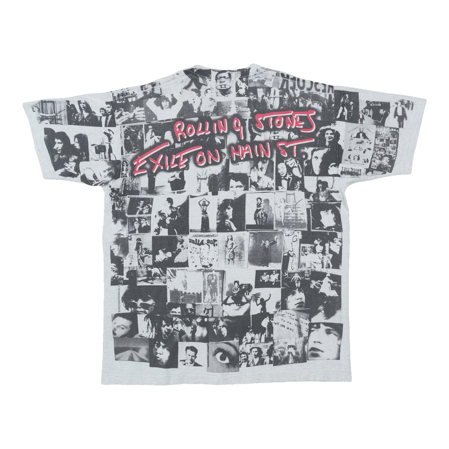 1990s Rolling Stones Exile On Main St All Over Print Shirt