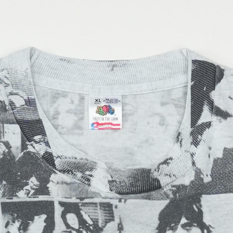 1990s Rolling Stones Exile On Main St All Over Print Shirt