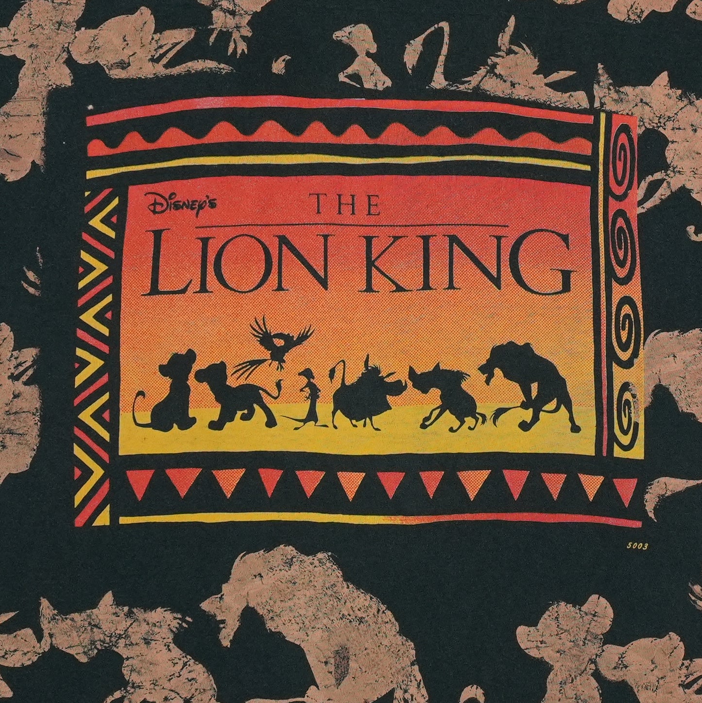1990s The Lion King All Over Print Shirt