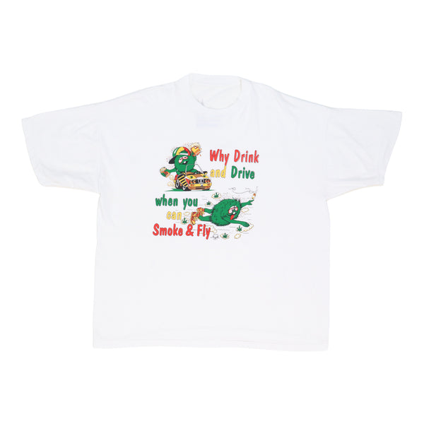 1990s Why Drink And Drive Smoke And Fly Shirt