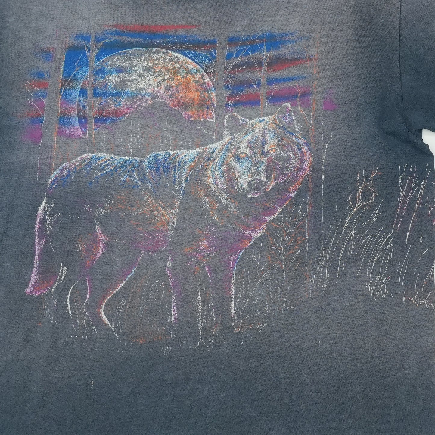 1990s Wolf Nature Shirt