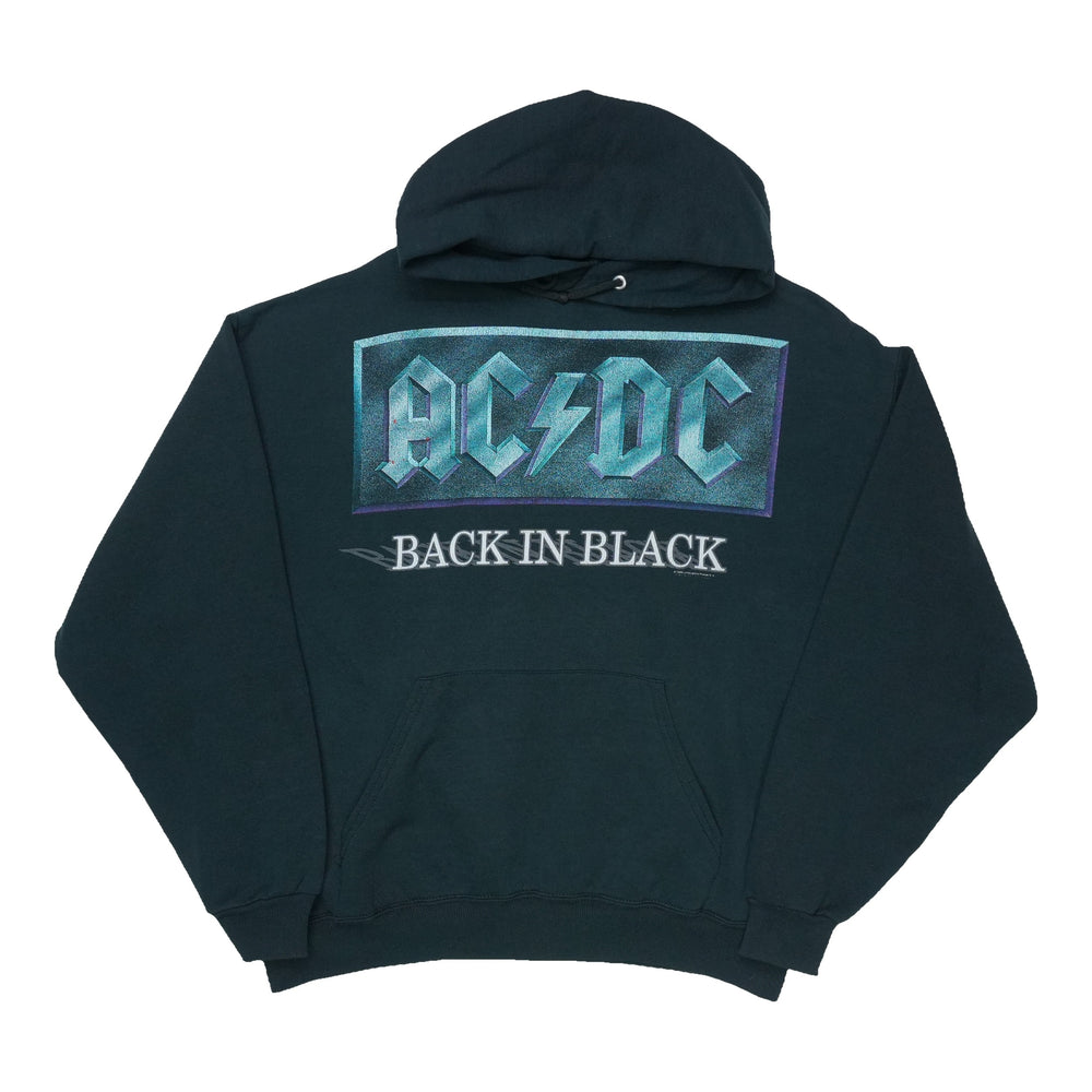 1990s AC/DC Back In Black Hoodie