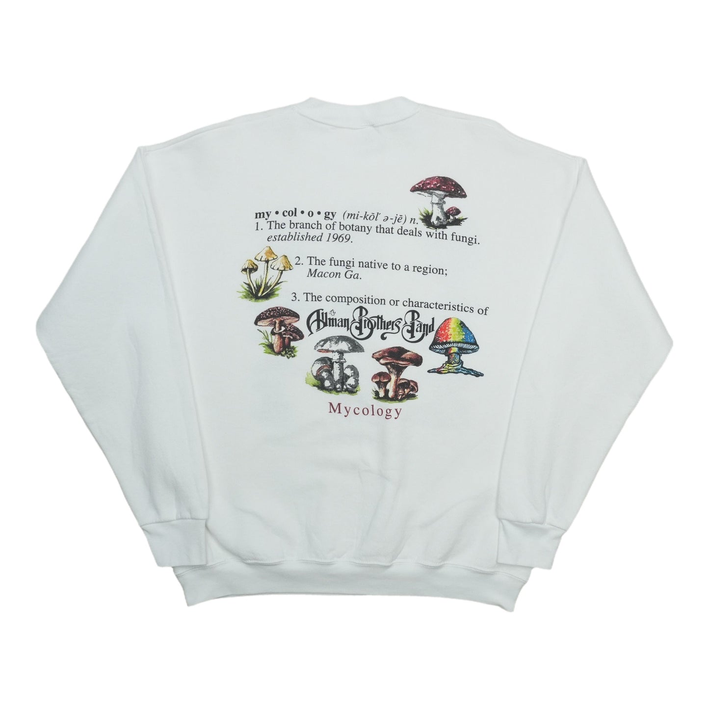 1990s Allman Brothers Band Mycology Shirt Back
