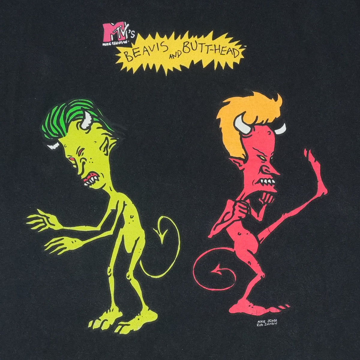1990s Beavis And Butt-Head Rob Zombie Devils Shirt