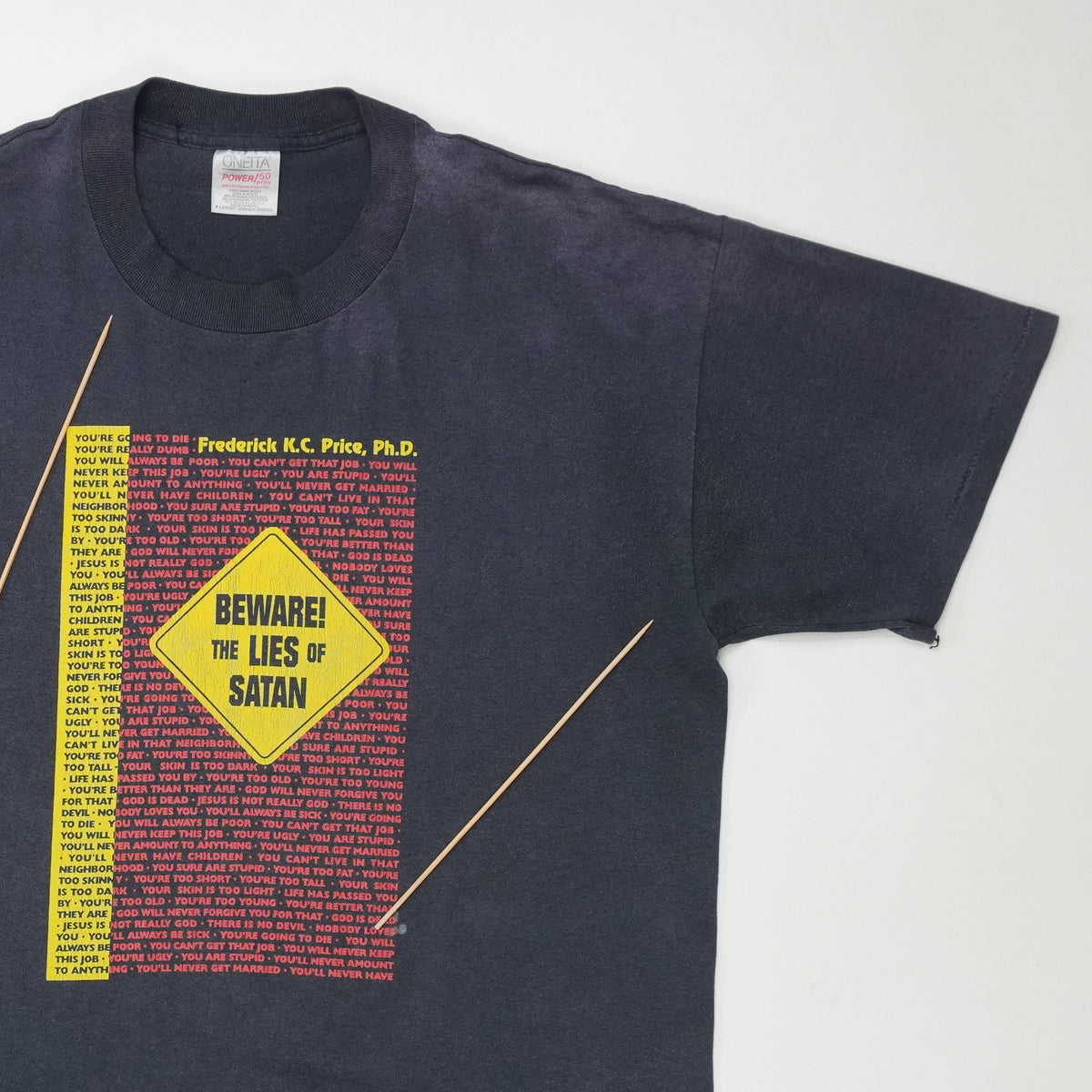 1990s Beware the Lies of Satan Shirt