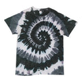 1990s Black Spiral Tie Dye Shirt