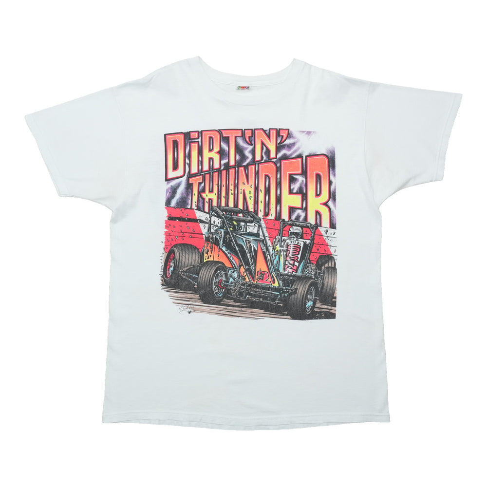 1990s Dirt N Thunder Sprint Car Shirt