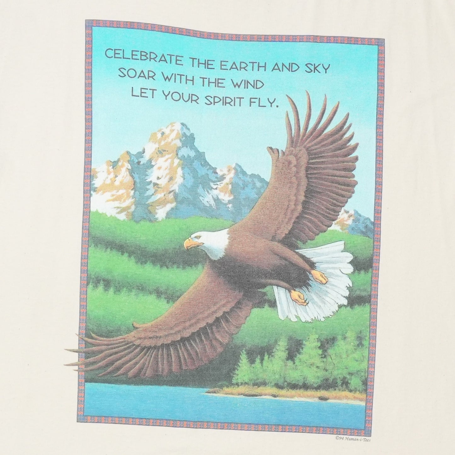 1990s Eagle Celebrate The Earth And Sky Shirt