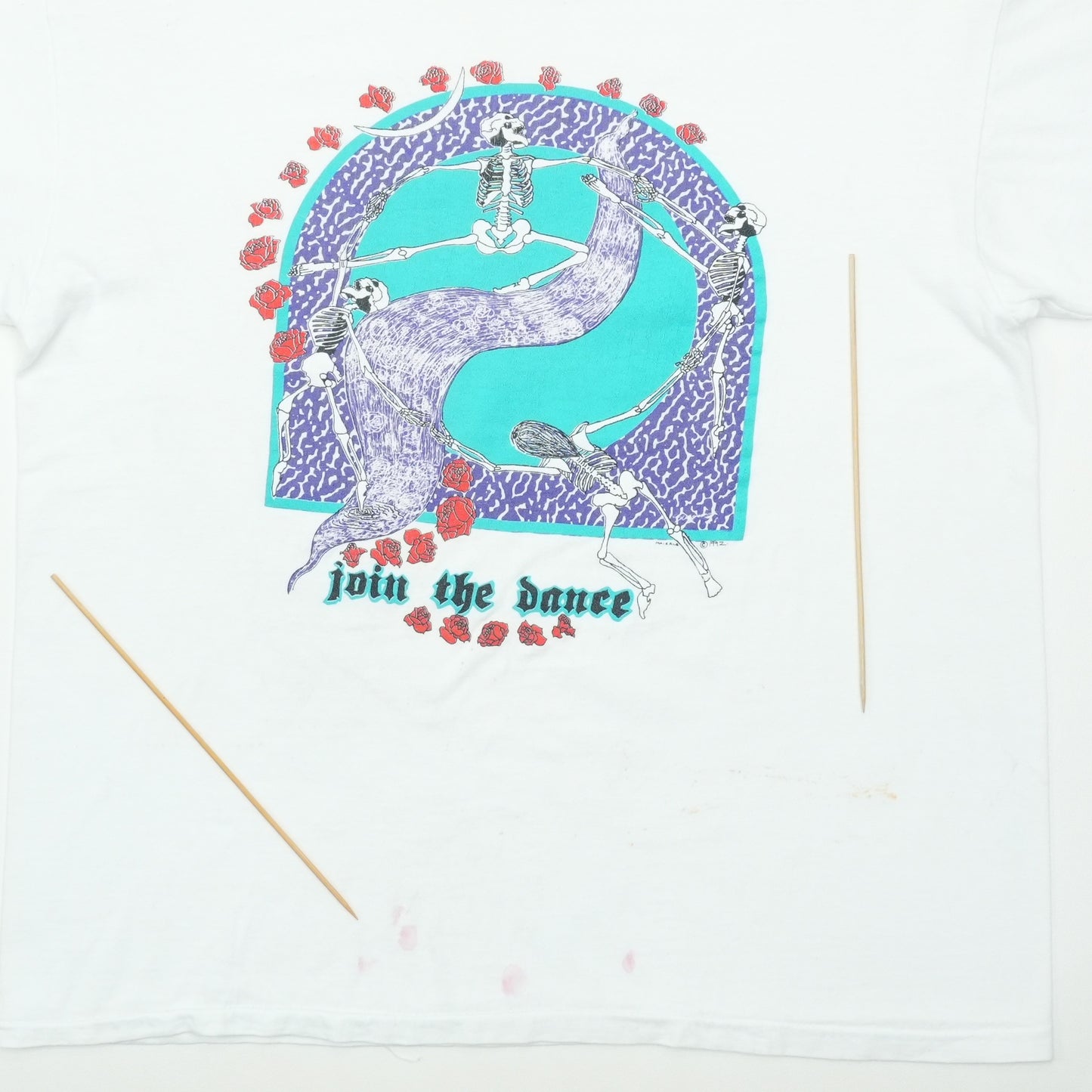 1990s Grateful Dead Join The Dance Skeletons Shirt