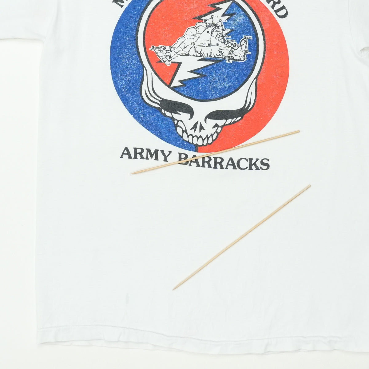 1990s Grateful Dead Marthas Vineyard Army Barracks Shirt