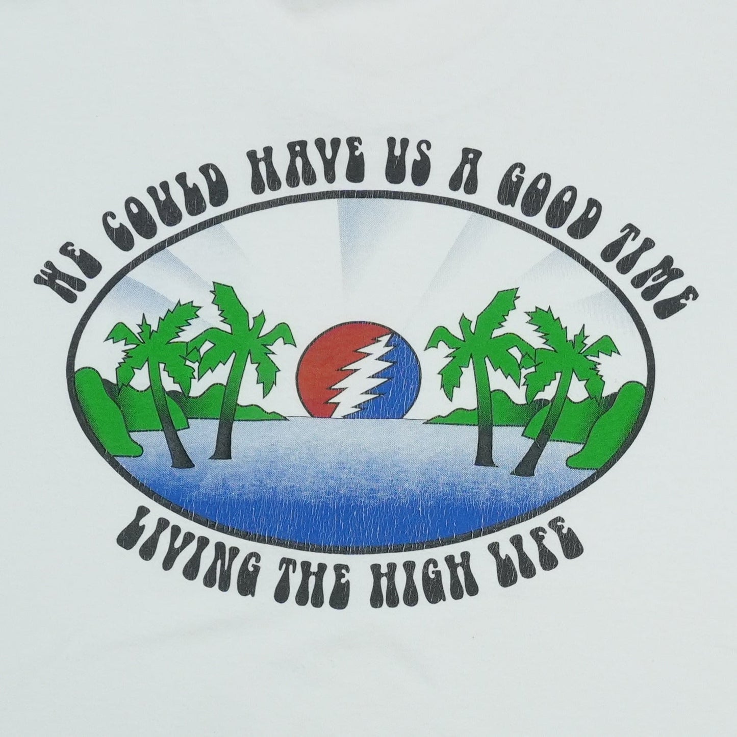 1990s Grateful Dead Steal Your Face Shirt Detail 5