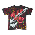 1990s Guns N Roses Revolver Roses All Over Print Shirt