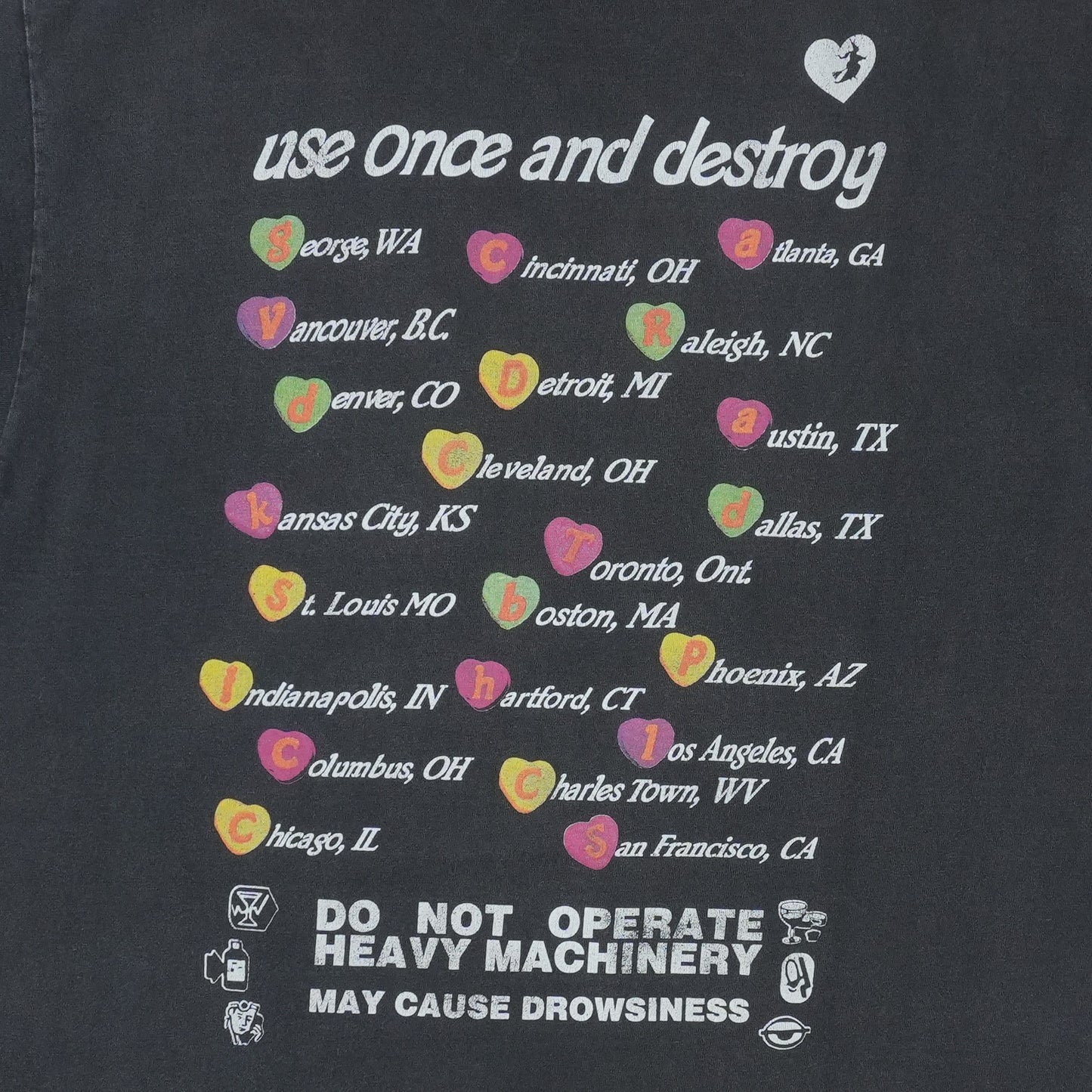 1990s Hole Use Once And Destroy Tour Shirt