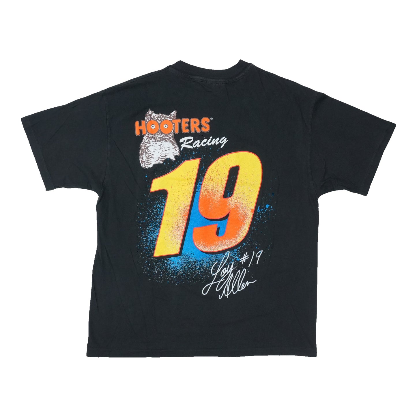 1990s Hooters Racing Loy Allen 19 NASCAR Shirt