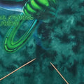 1990s Incredible Hulk Tie-Dye Shirt Detail 3