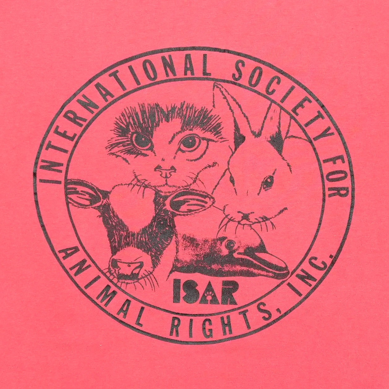 1990s ISAR International Society For Animal Rights Shirt