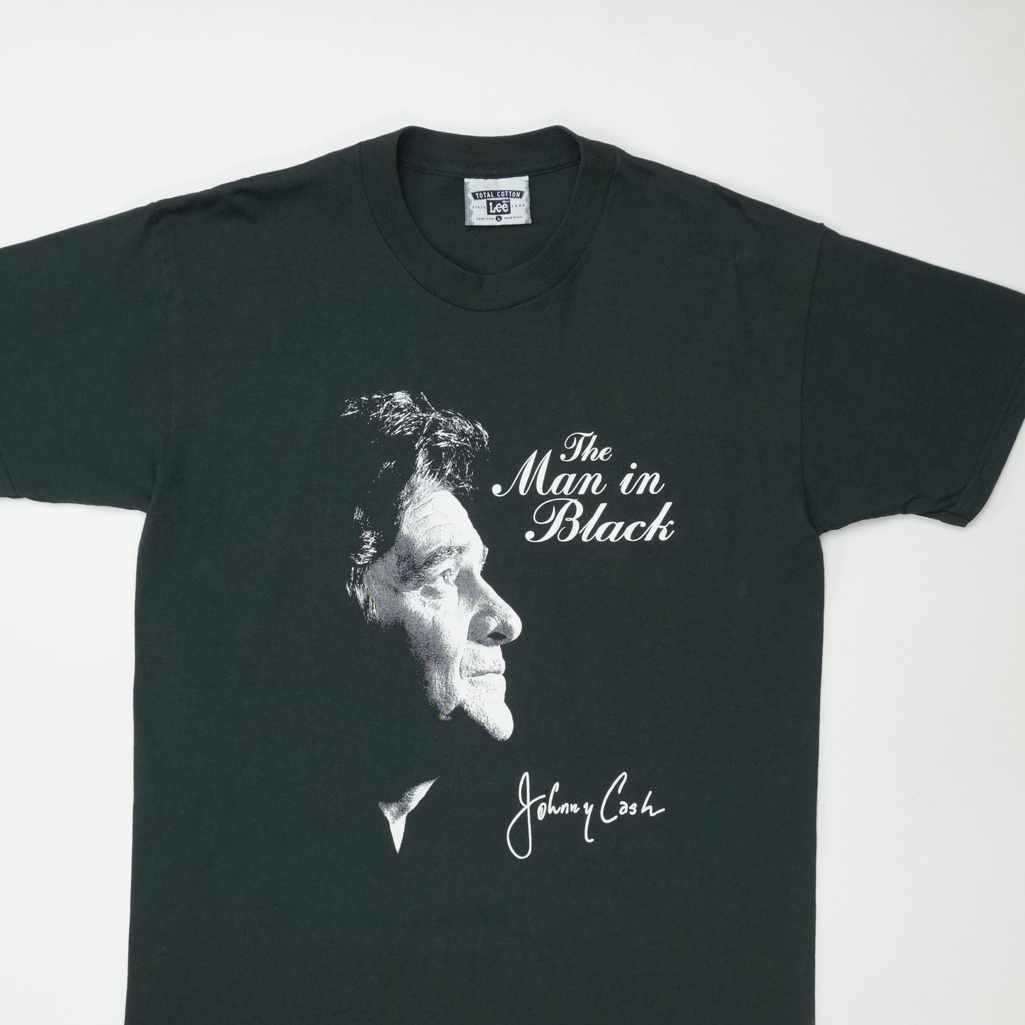 1990s Johnny Cash The Man In Black Shirt