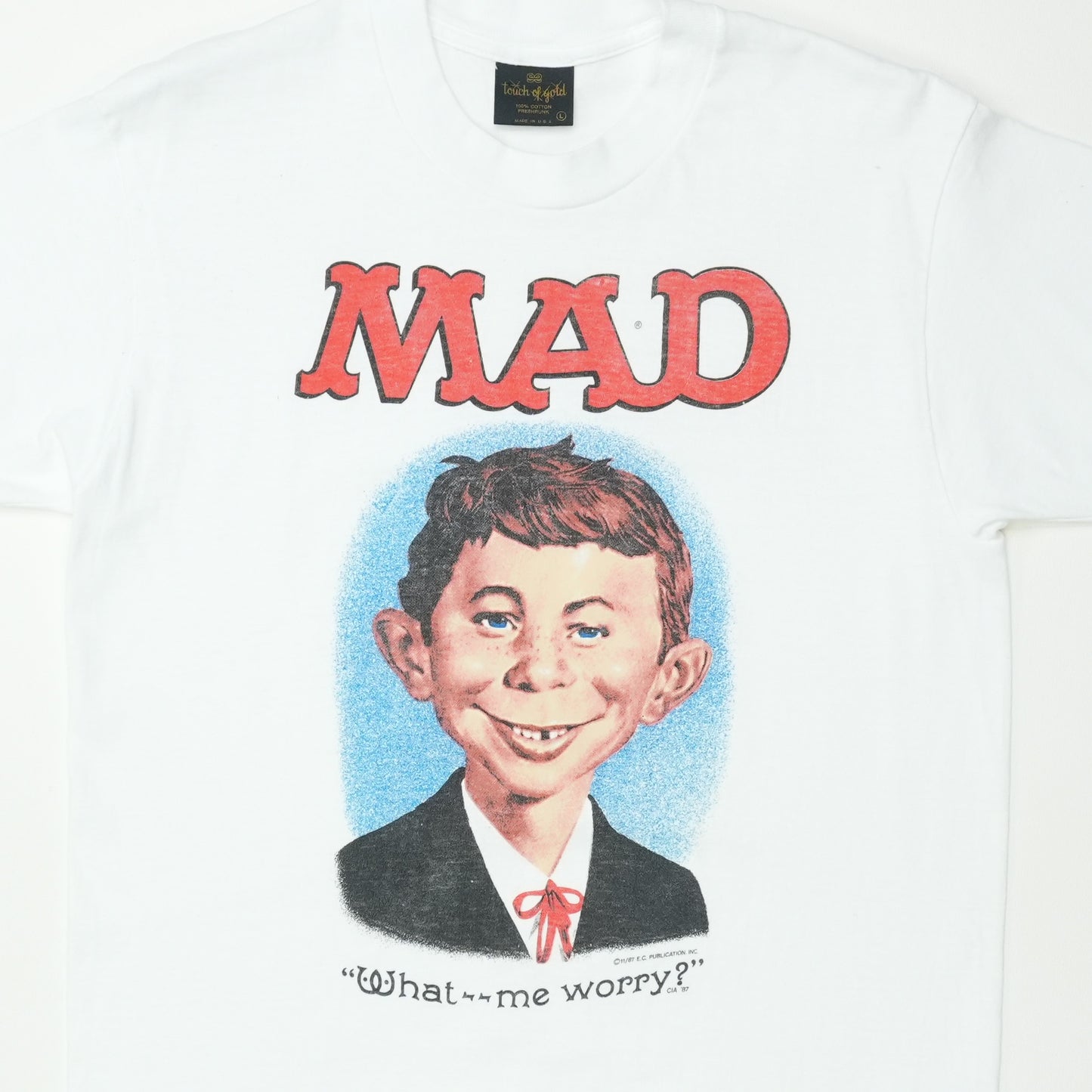 1990s MAD Magazine Alfred E Neuman What Me Worry Shirt