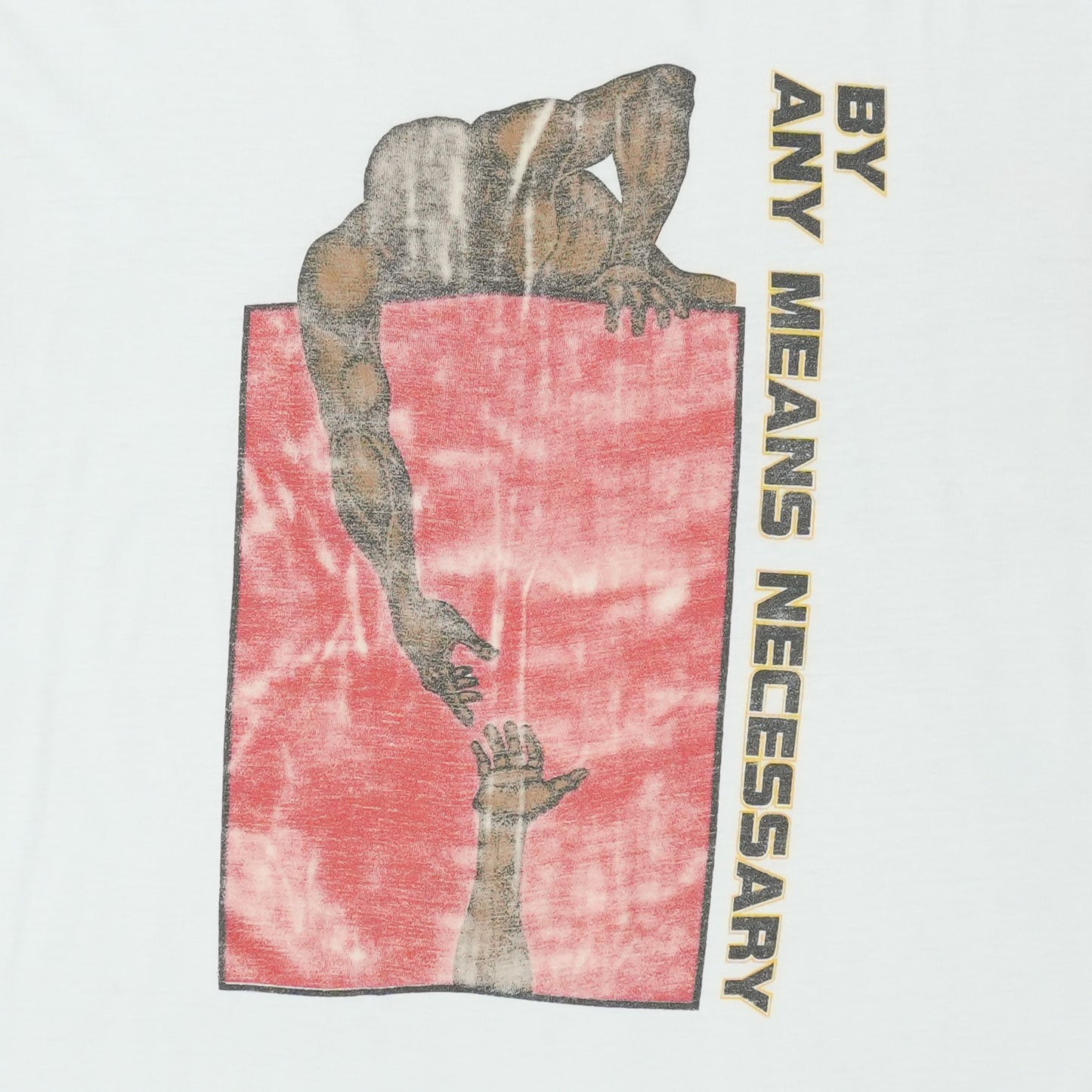 1990s Malcolm X By Any Means Necessary Shirt