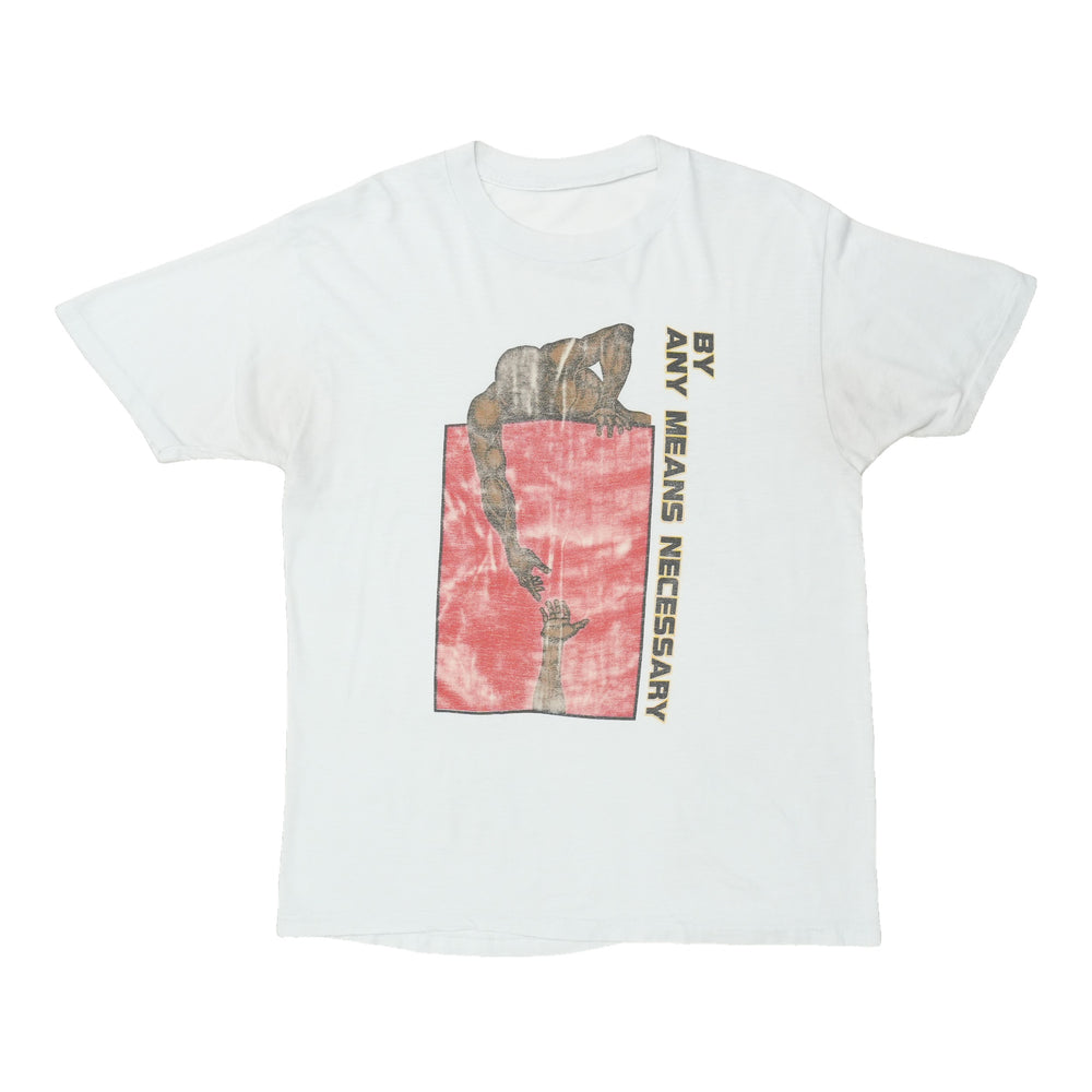 1990s Malcolm X By Any Means Necessary Shirt