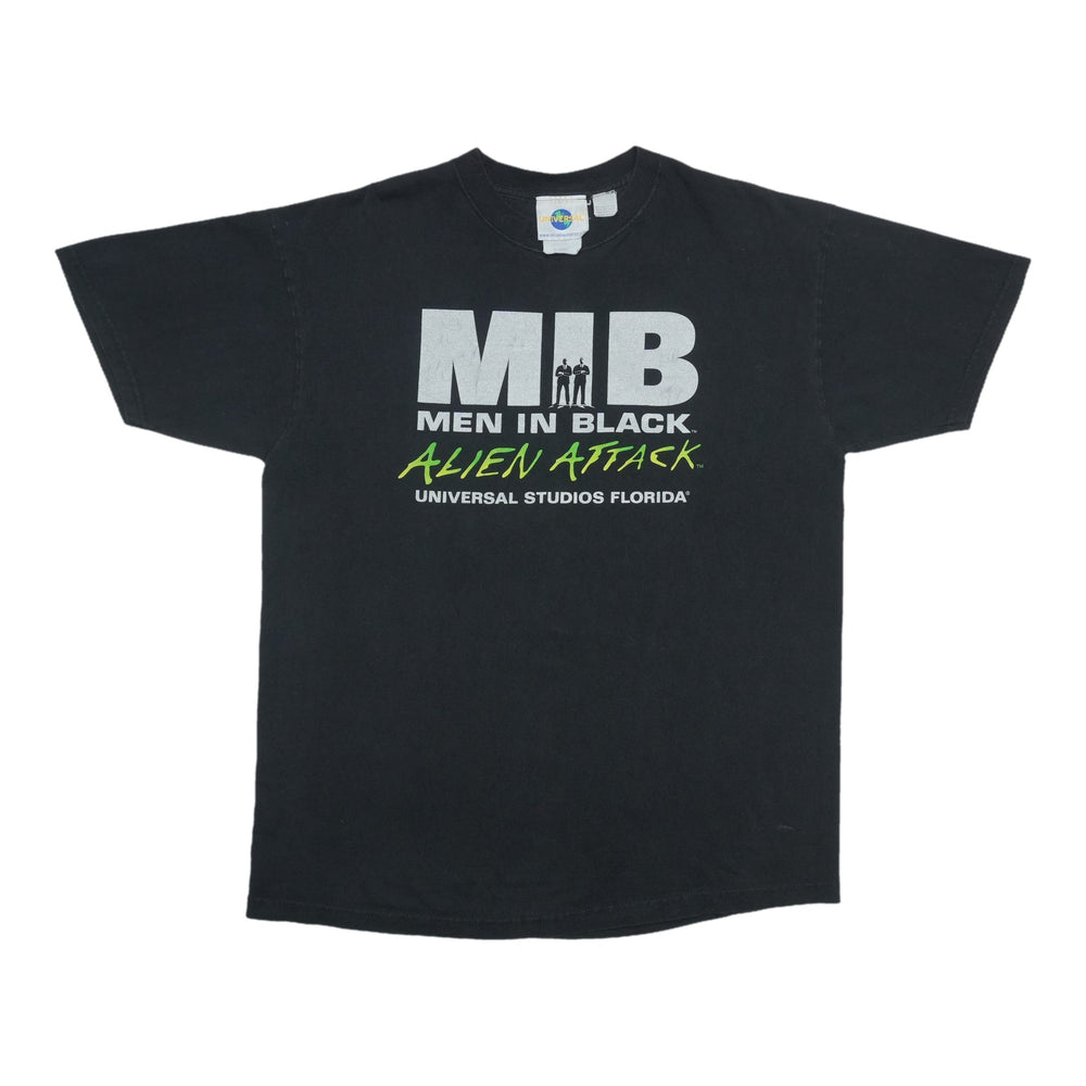 1990s Men in Black Alien Attack Universal Studios Florida Shirt Front