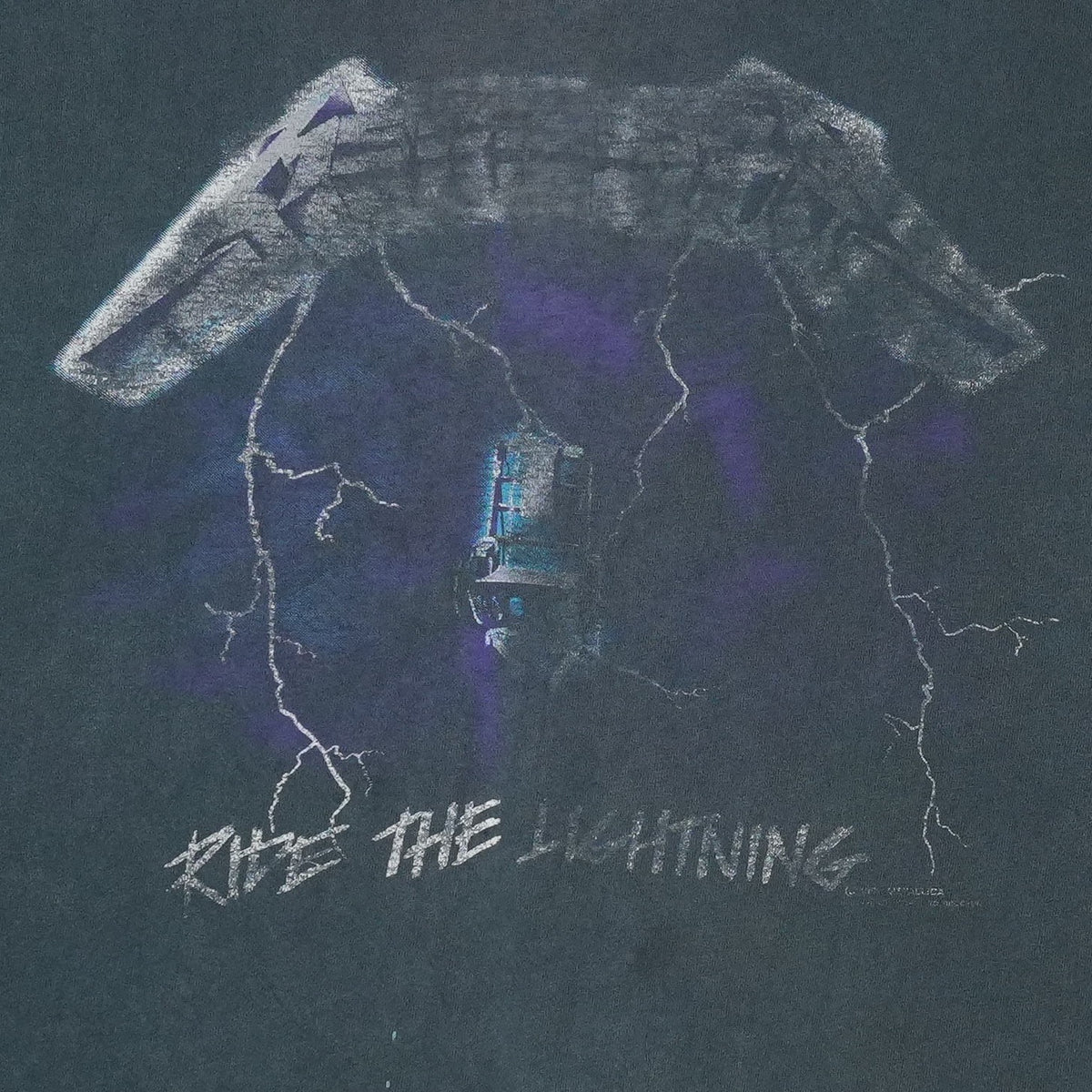 1990s Metallica Ride The Lightning Shirt