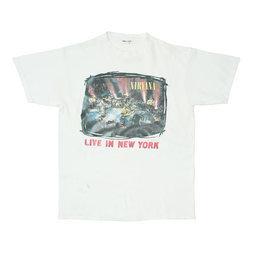 1990s Nirvana Live In New York MTV Unplugged Shirt