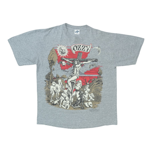 1990s Ozzy Osbourne Crucifixion Crypt Shirt