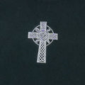 1990s Ozzy Osbourne Embroidered Celtic Cross Long Sleeve Shirt