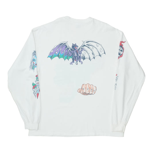 1990s Ozzy Osbourne Tattoo Long Sleeve Shirt