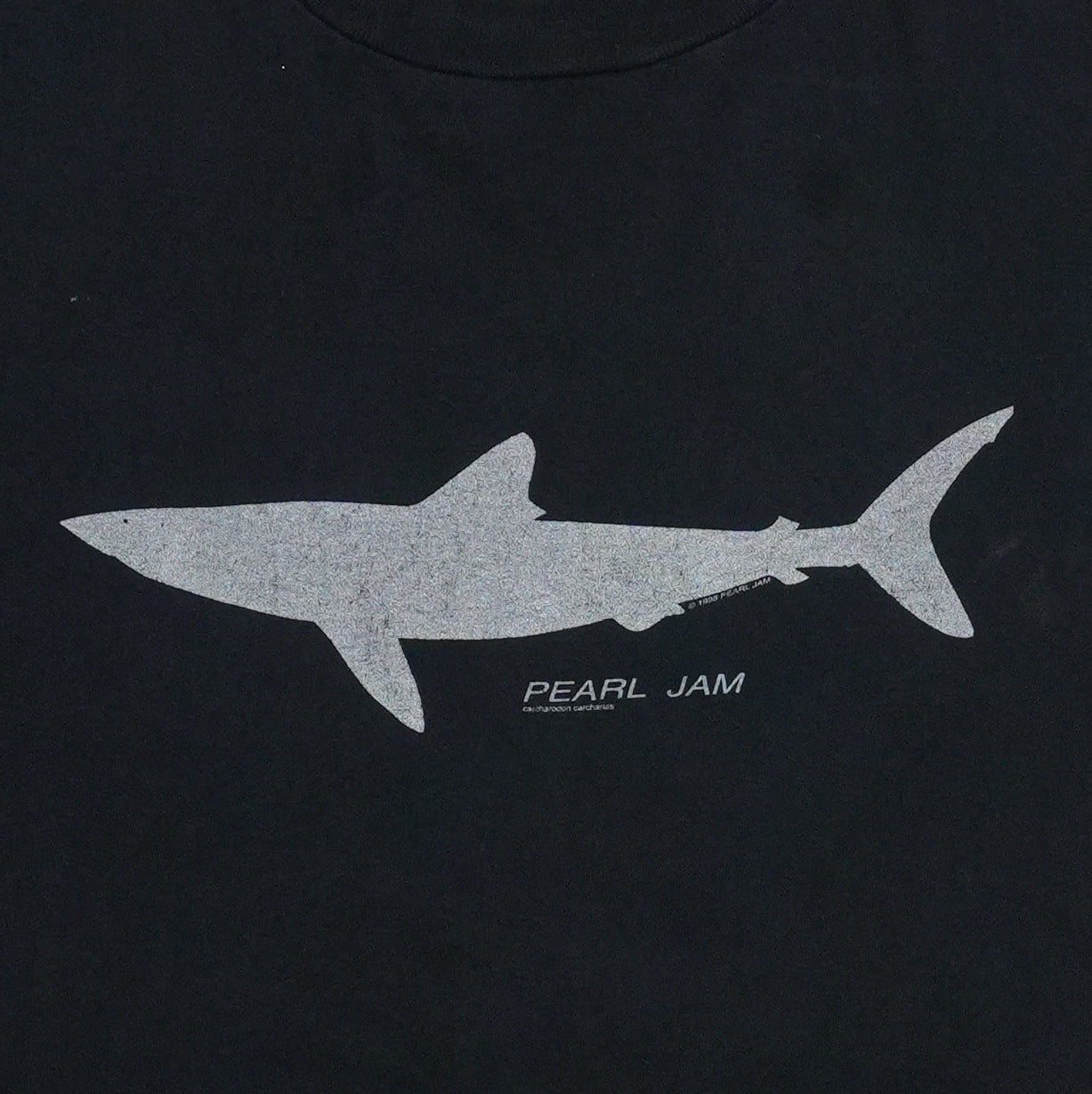 1990s Pearl Jam Shark Shirt Detail 2