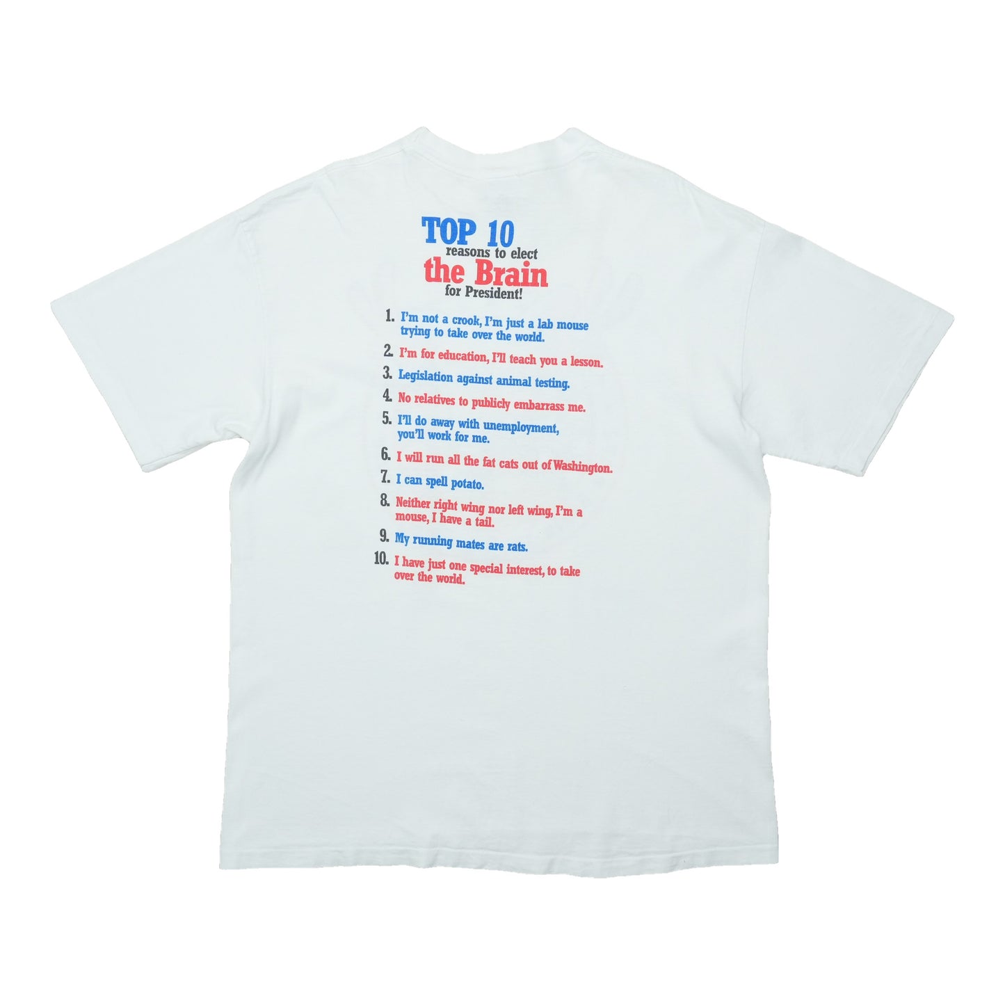 1990s Pinky And The Brain For President Shirt