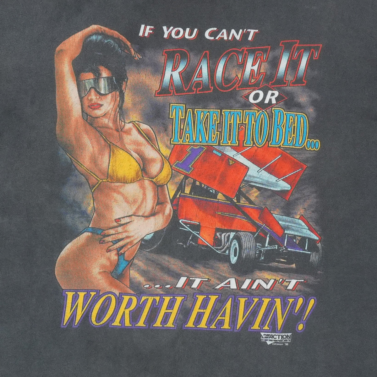 1990s Race It Or Take It To Bed Shirt