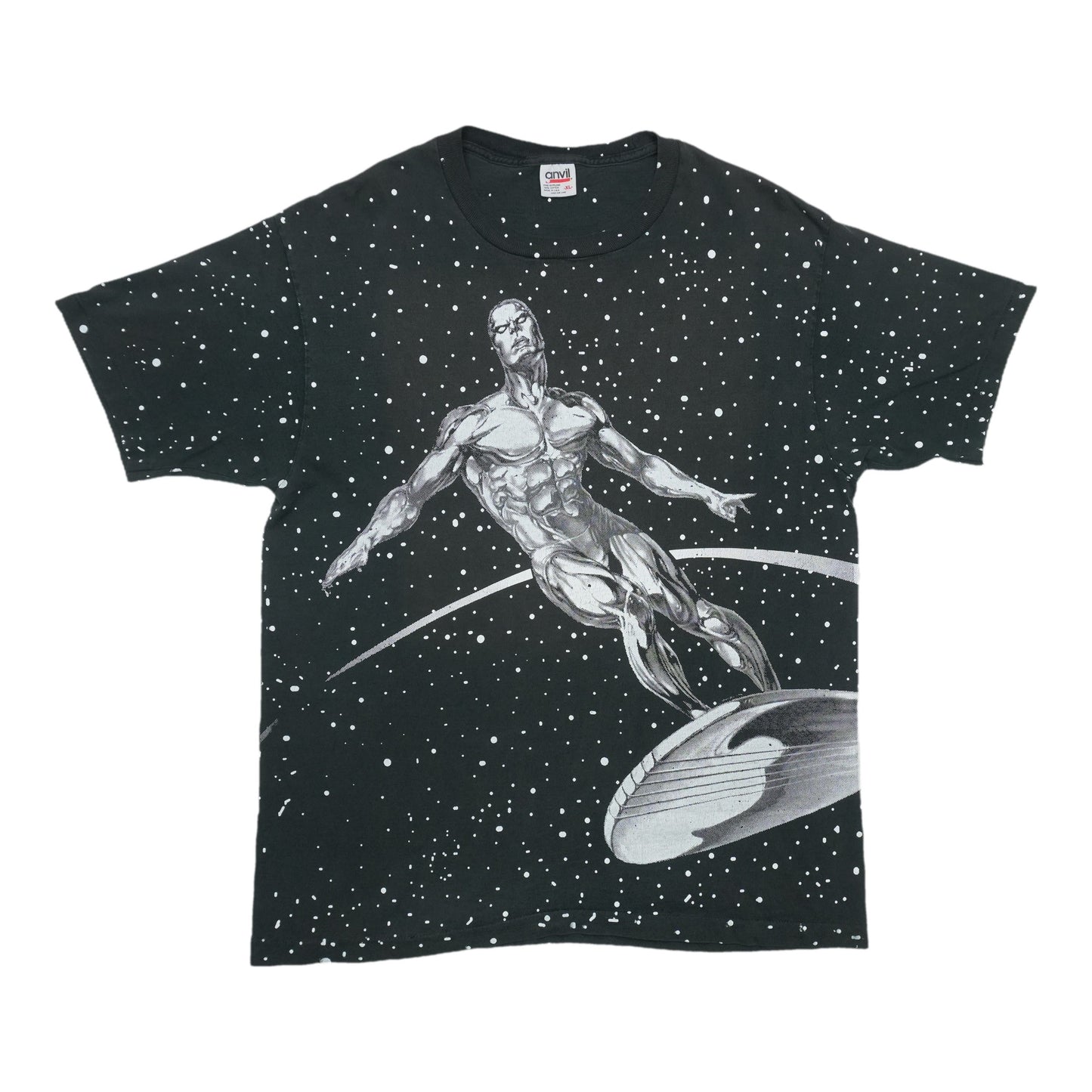 1990s Silver Surfer All-Over Print Shirt Front